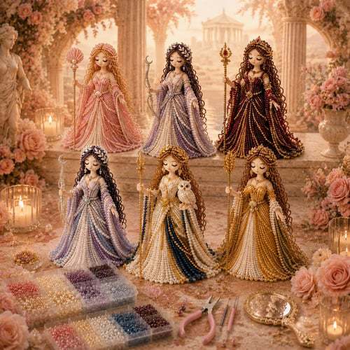 Divine Goddess 3D Beaded Crystal Kit