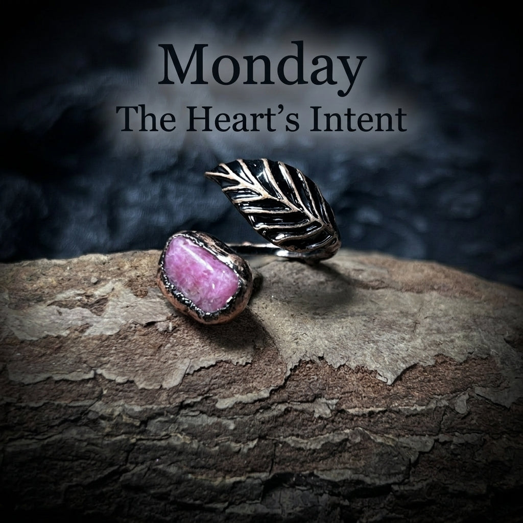 The Alchemist’s Wardrobe — 7-Day Raw Elemental Ring Set