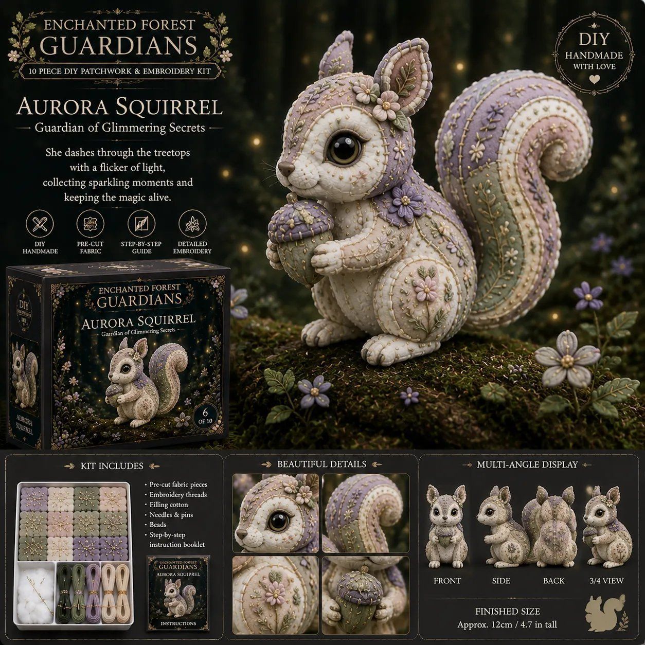 Stitch Your Own Fairytale: Meet the Enchanted Forest Guardians 🌿✨