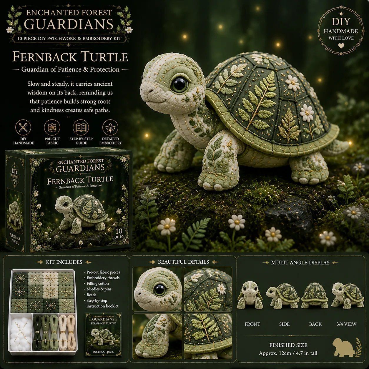 Stitch Your Own Fairytale: Meet the Enchanted Forest Guardians 🌿✨