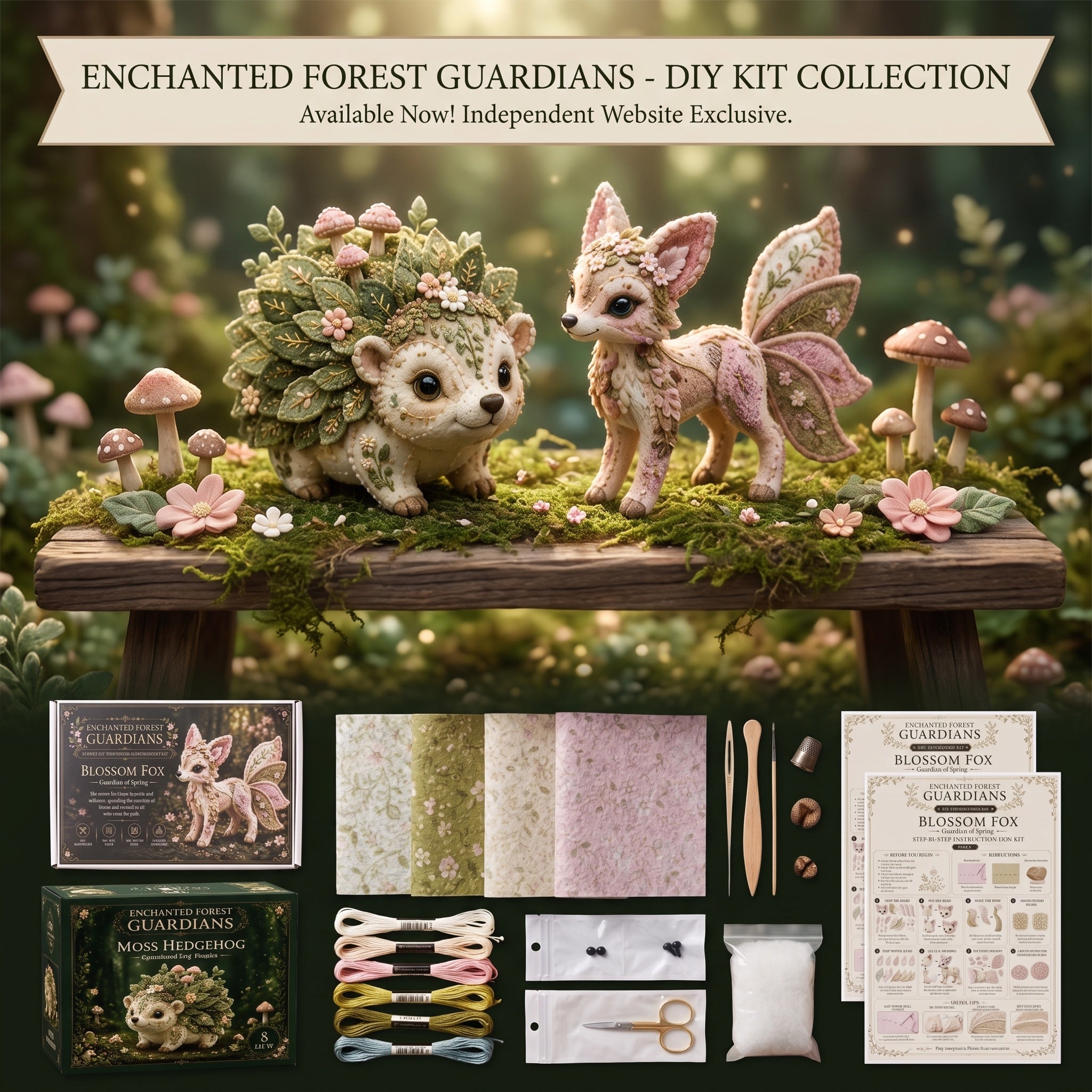 Stitch Your Own Fairytale: Meet the Enchanted Forest Guardians 🌿✨