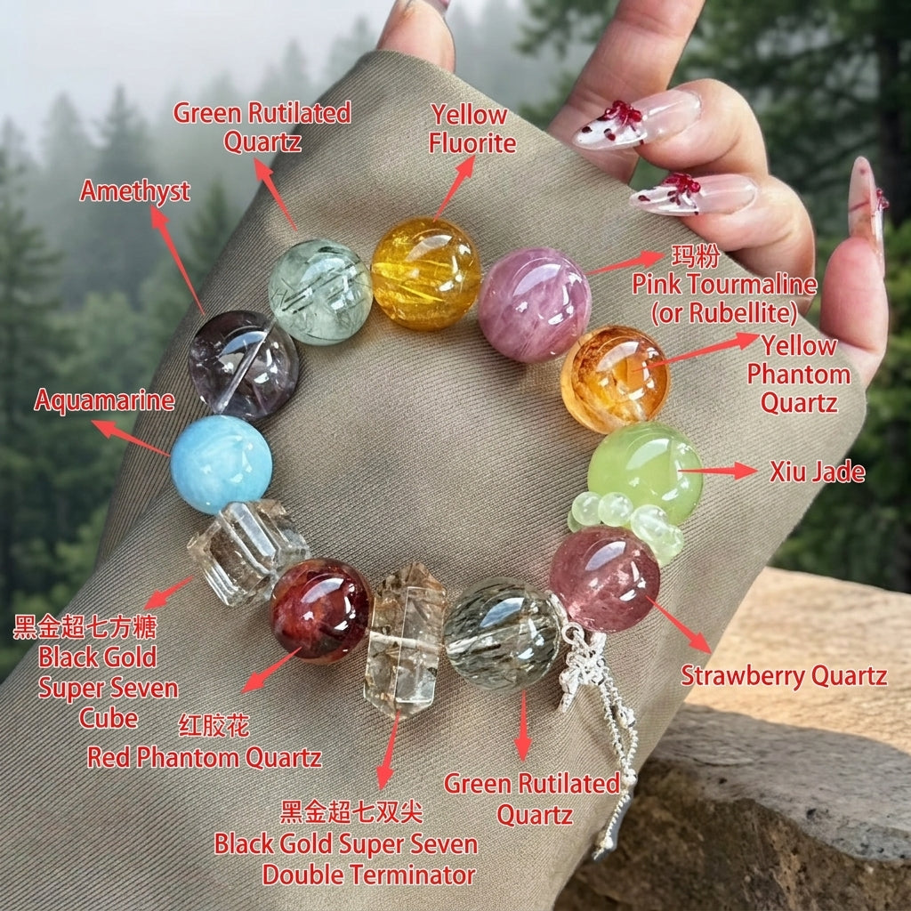 The Cosmic Equilibrium — Ultimate Full-Spectrum Five Elements Energy Bracelet