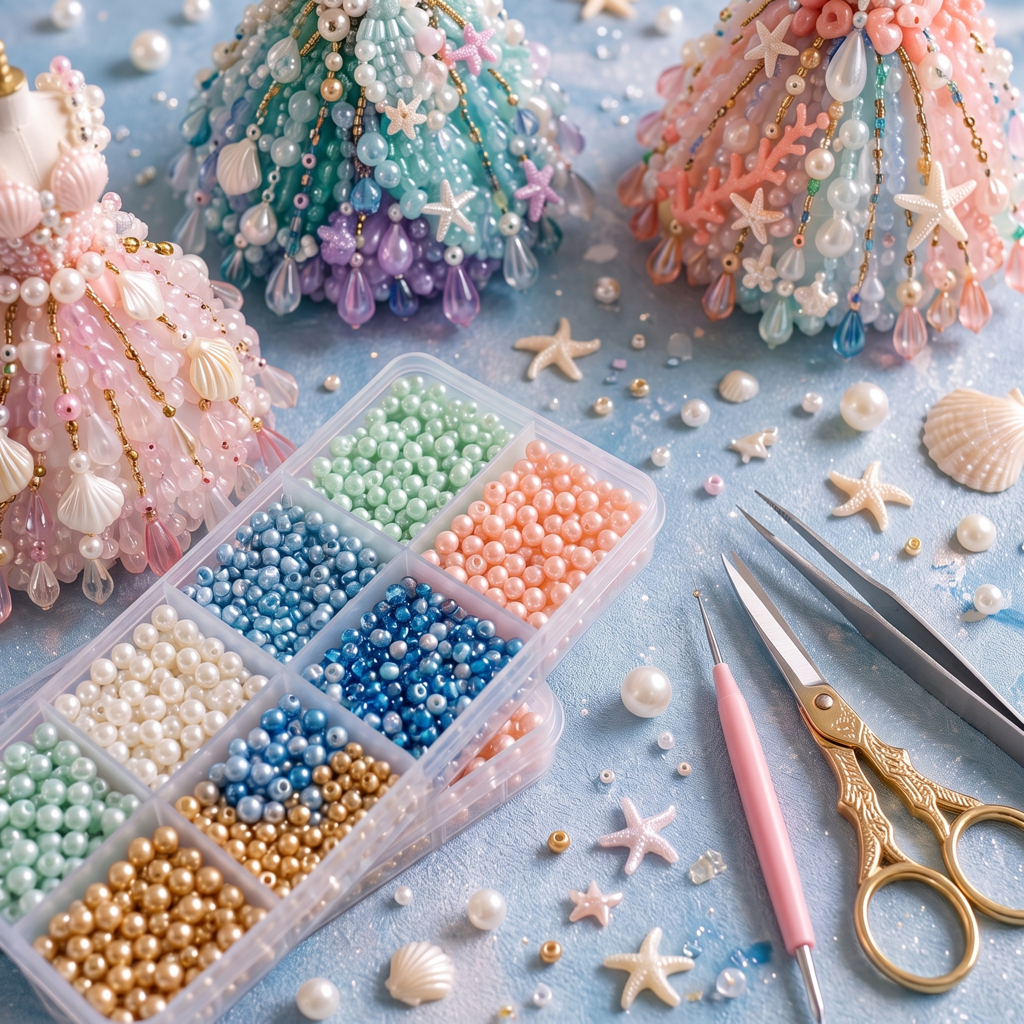 Dreamy Bridal Couture | 3D Beaded Princess Dress DIY Kit (4 Enchanting Styles)