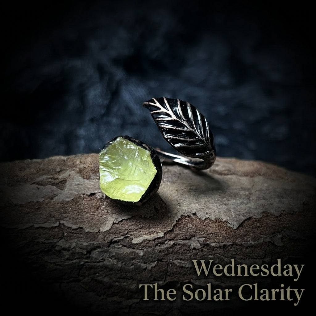 The Alchemist’s Wardrobe — 7-Day Raw Elemental Ring Set