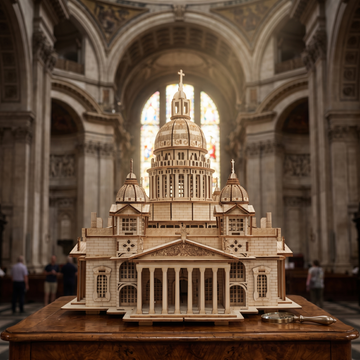 St. Isaac's Cathedral 3D Wooden Puzzle | DIY Architectural Model Kit for Adults