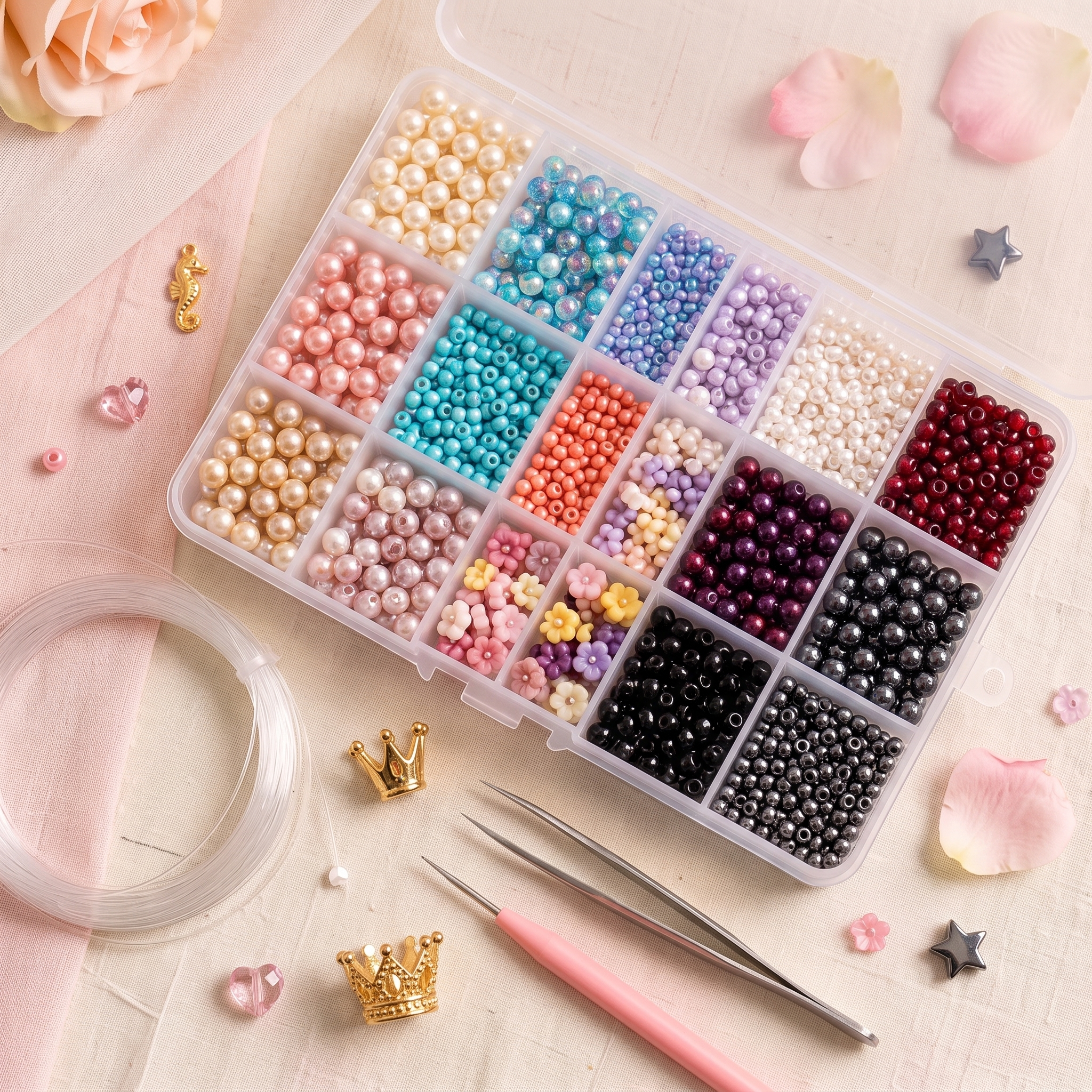 Dreamy Bridal Couture | 3D Beaded Princess Dress DIY Kit (4 Enchanting Styles)
