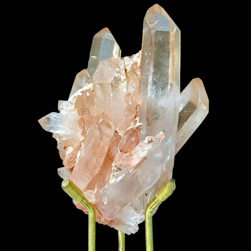 The Lemurian Hearth Cluster — Raw Fire Quartz Generator