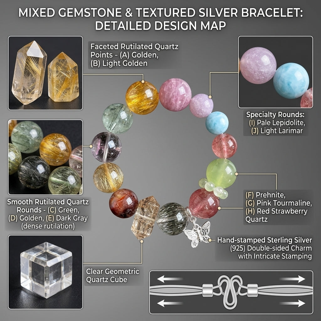 The Cosmic Equilibrium — Ultimate Full-Spectrum Five Elements Energy Bracelet