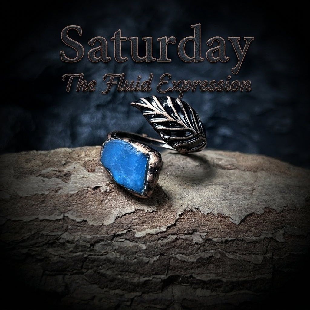 The Alchemist’s Wardrobe — 7-Day Raw Elemental Ring Set