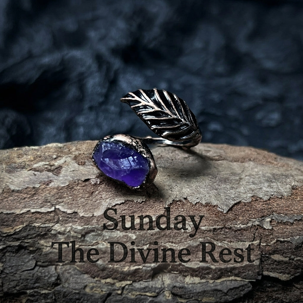 The Alchemist’s Wardrobe — 7-Day Raw Elemental Ring Set