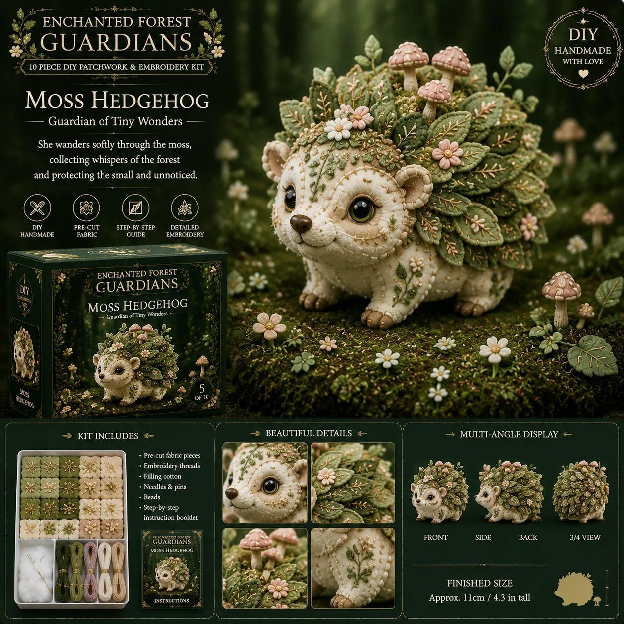Stitch Your Own Fairytale: Meet the Enchanted Forest Guardians 🌿✨