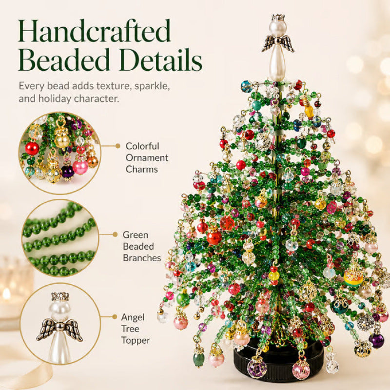 DIY Illuminated Beaded Tree Kit | Handcrafted Seasonal & Holiday Decor