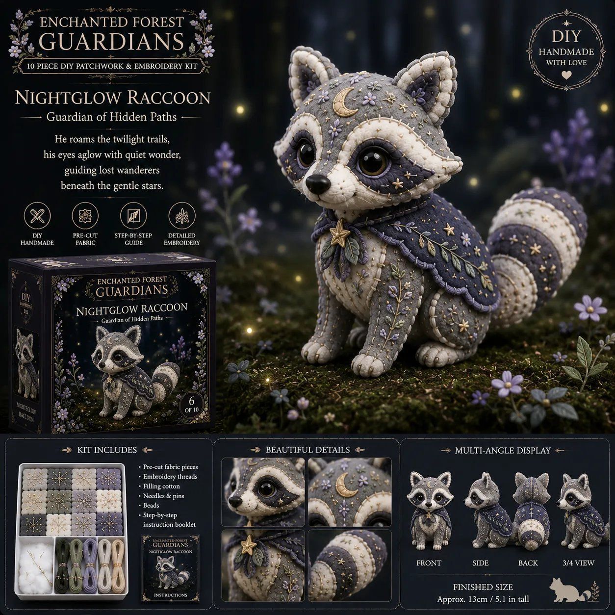 Stitch Your Own Fairytale: Meet the Enchanted Forest Guardians 🌿✨