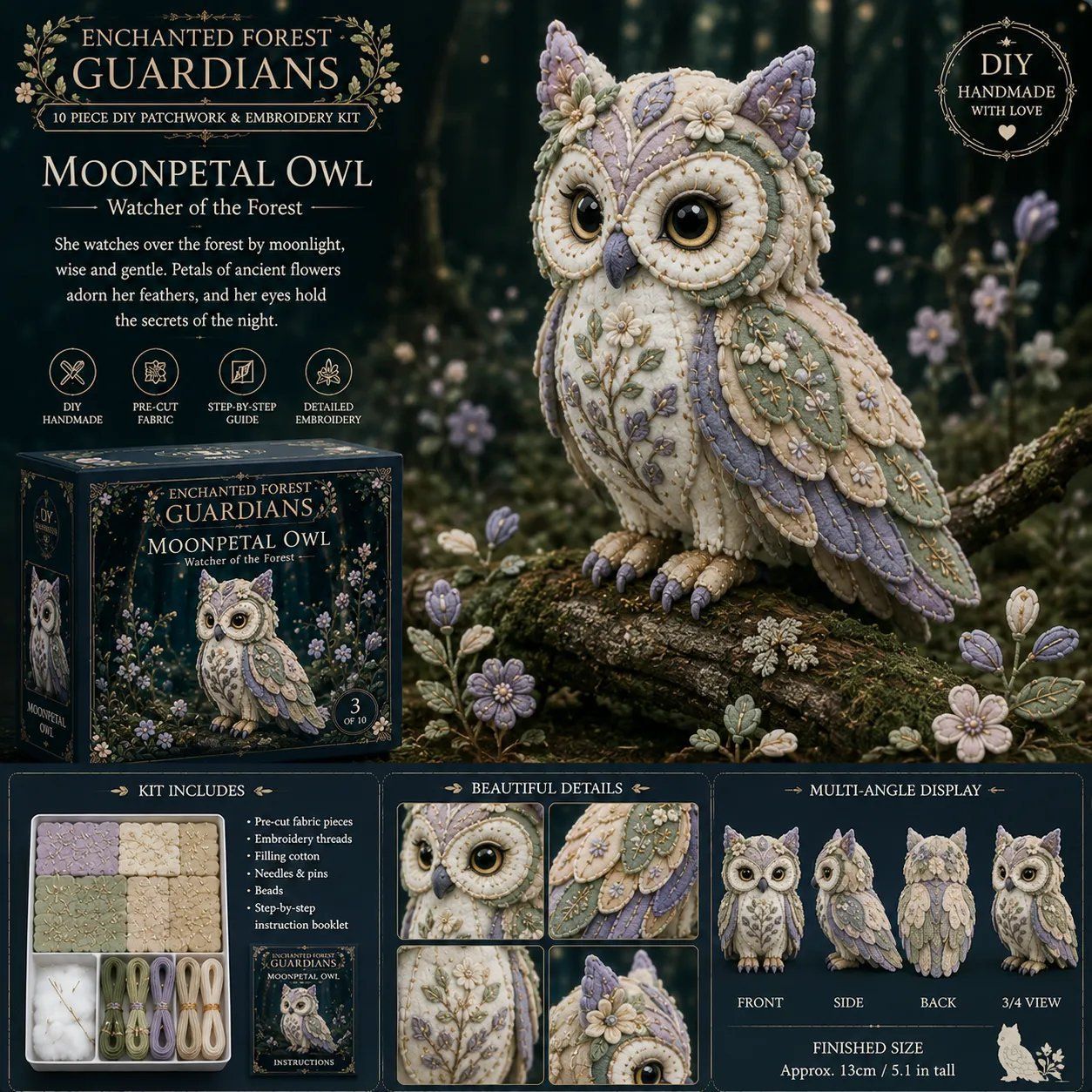 Stitch Your Own Fairytale: Meet the Enchanted Forest Guardians 🌿✨
