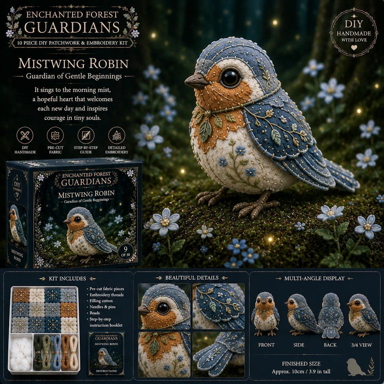 Stitch Your Own Fairytale: Meet the Enchanted Forest Guardians 🌿✨