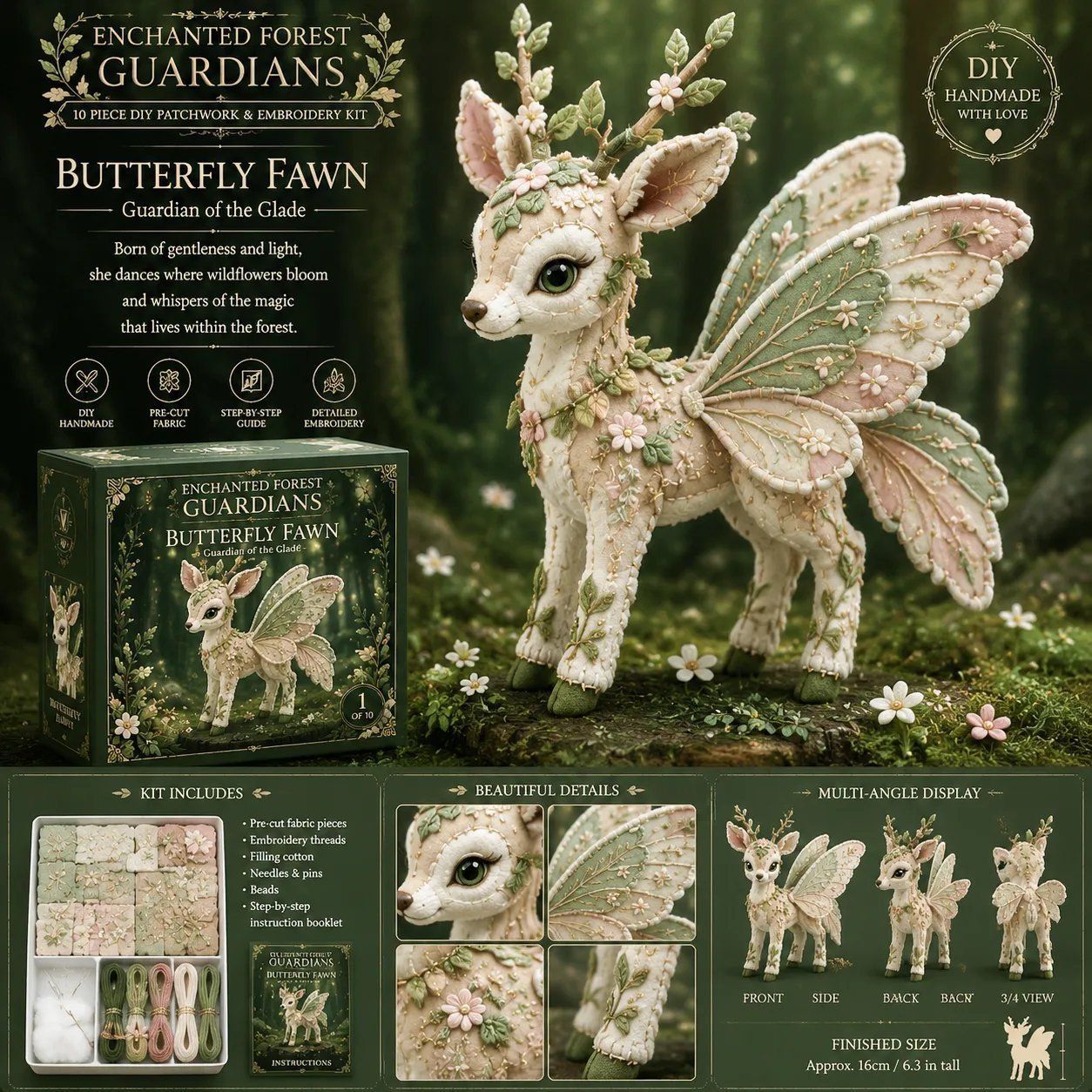 Stitch Your Own Fairytale: Meet the Enchanted Forest Guardians 🌿✨