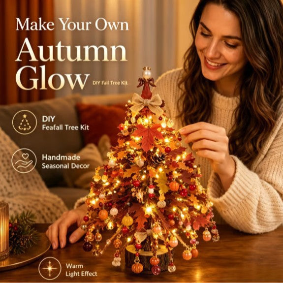 DIY Illuminated Beaded Tree Kit | Handcrafted Seasonal & Holiday Decor