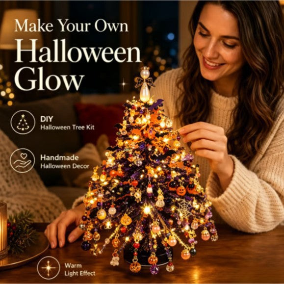 DIY Illuminated Beaded Tree Kit | Handcrafted Seasonal & Holiday Decor