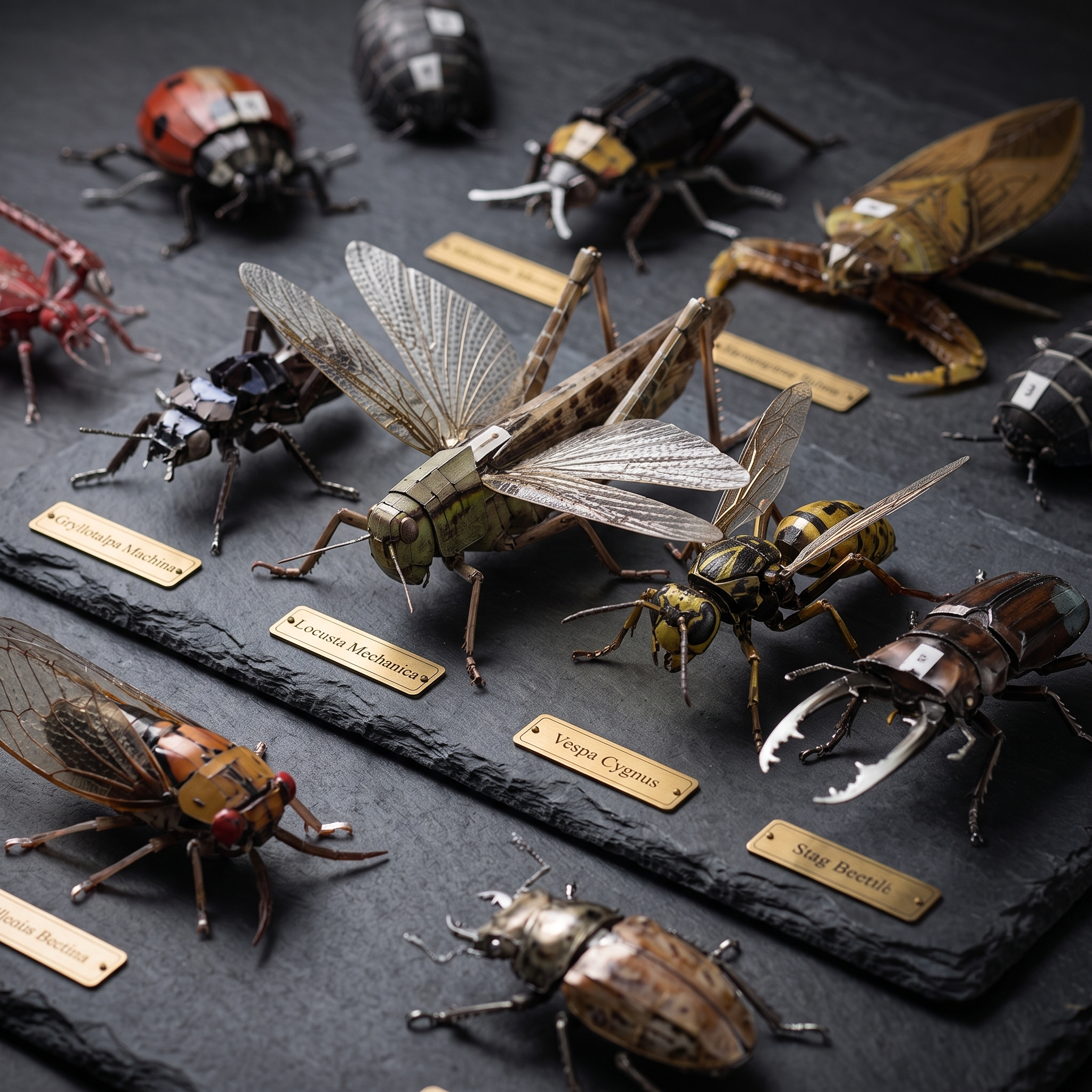 3D Longhorn Beetle Acrylic Puzzle Kit - Stacked Wing Tale Series | No-Glue DIY Mechanical Model