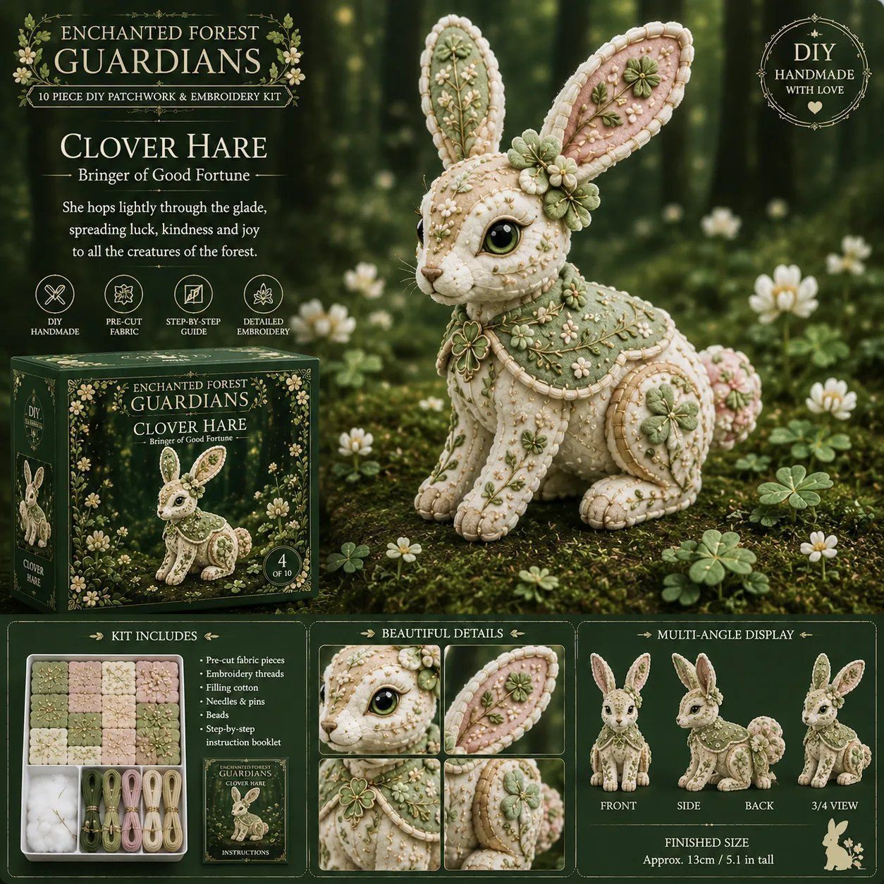 Stitch Your Own Fairytale: Meet the Enchanted Forest Guardians 🌿✨