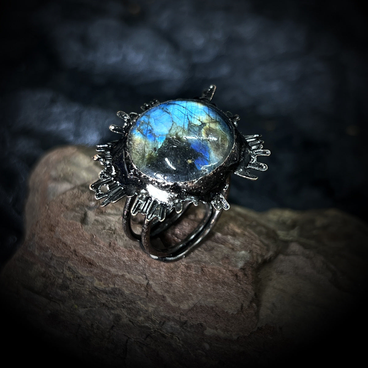 The Celestial Core Collection — Sunburst Amulet Rings