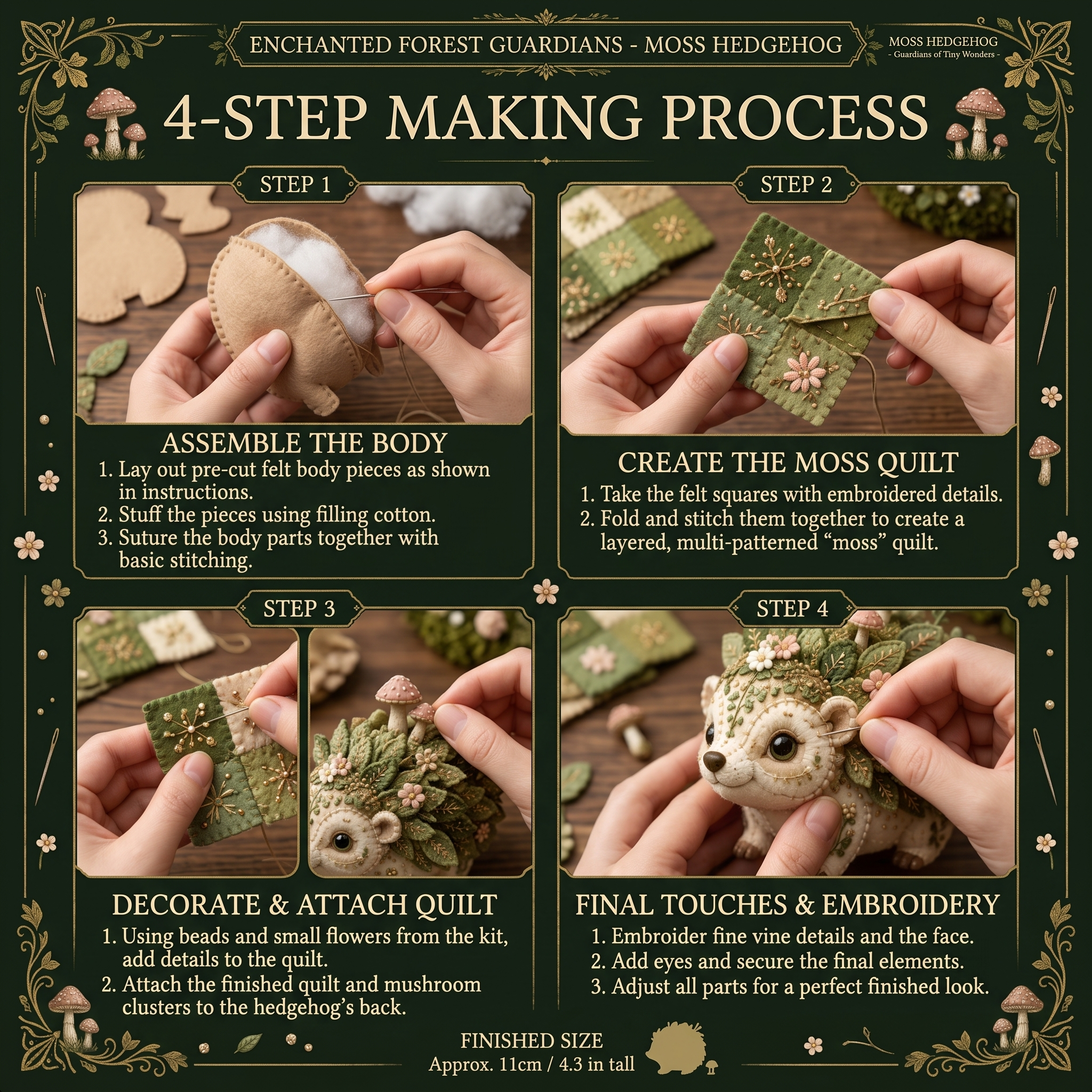 Stitch Your Own Fairytale: Meet the Enchanted Forest Guardians 🌿✨