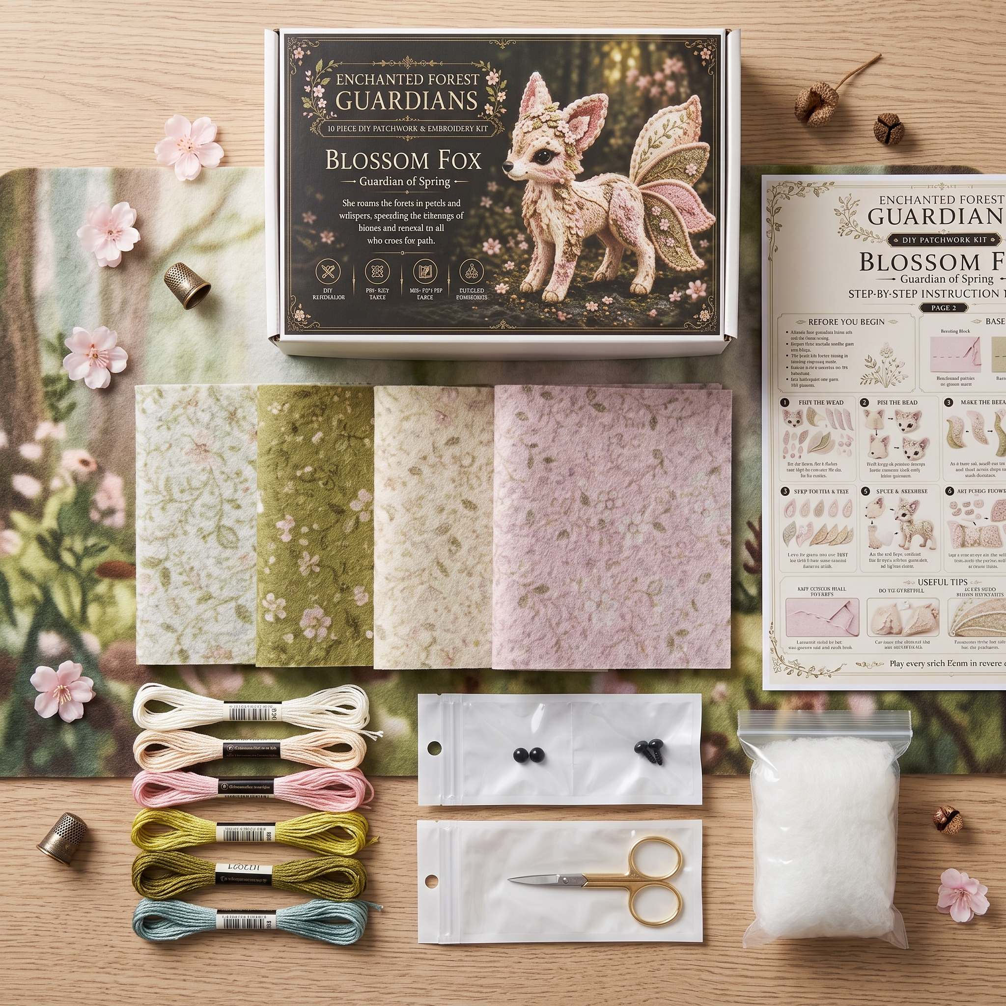 Stitch Your Own Fairytale: Meet the Enchanted Forest Guardians 🌿✨